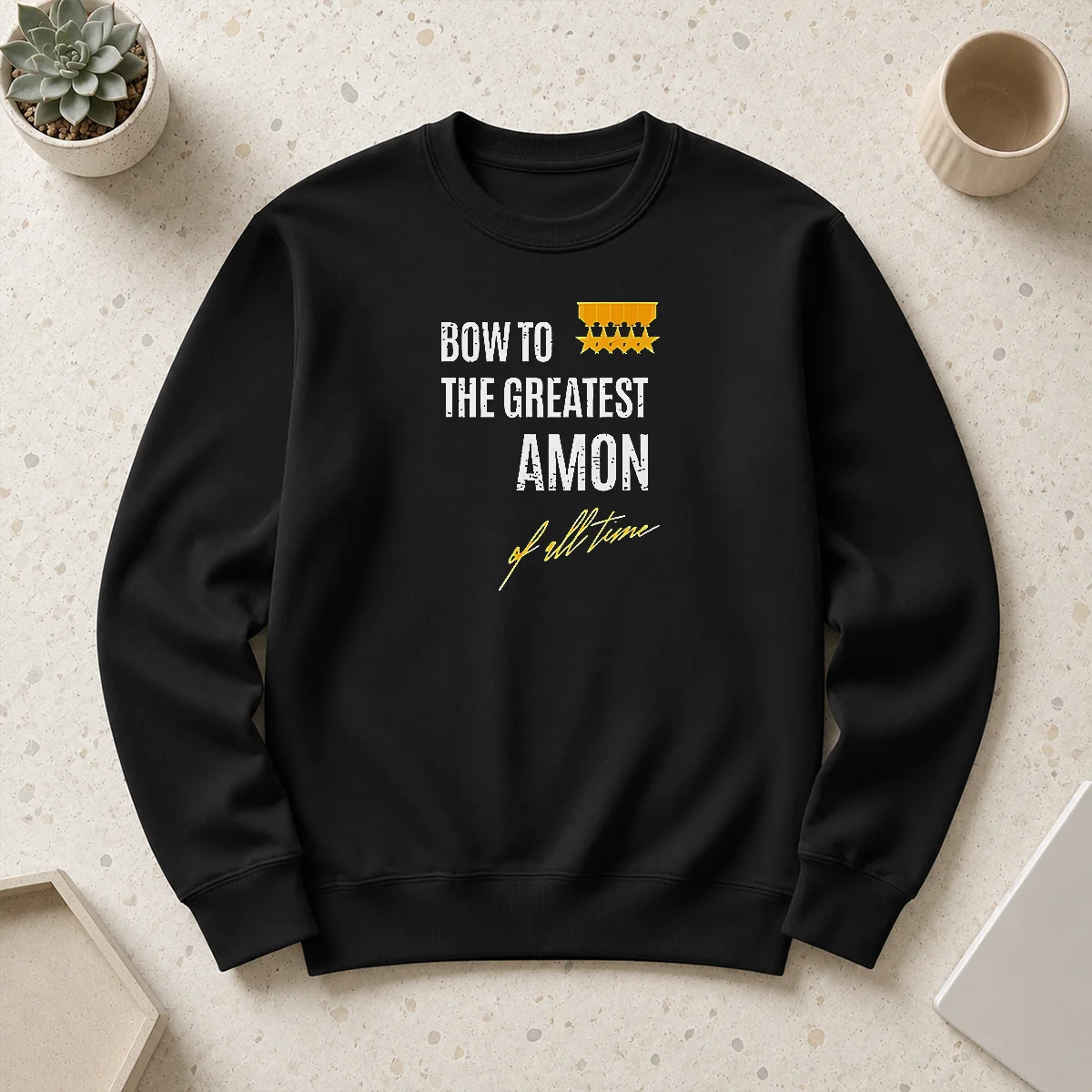 Hot Bow To The Greatest Amon Of All Time Sweater