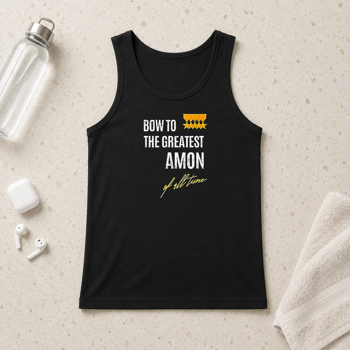 Hot Bow To The Greatest Amon Of All Time Tank Top