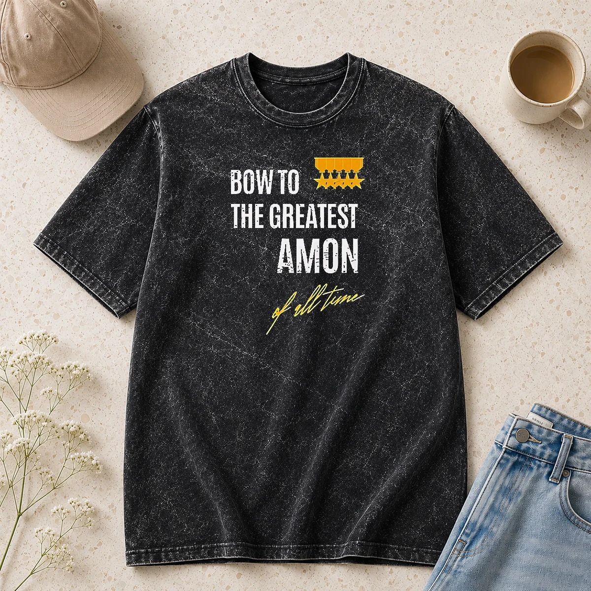 Hot Bow To The Greatest Amon Of All Time Washed T-Shirt