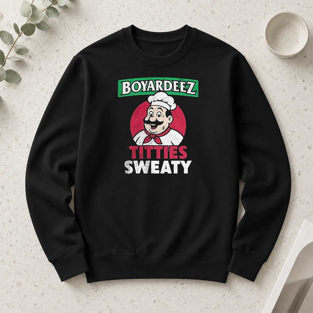 Hot Boyardeez Titties Sweaty Long Sleeve Shirt