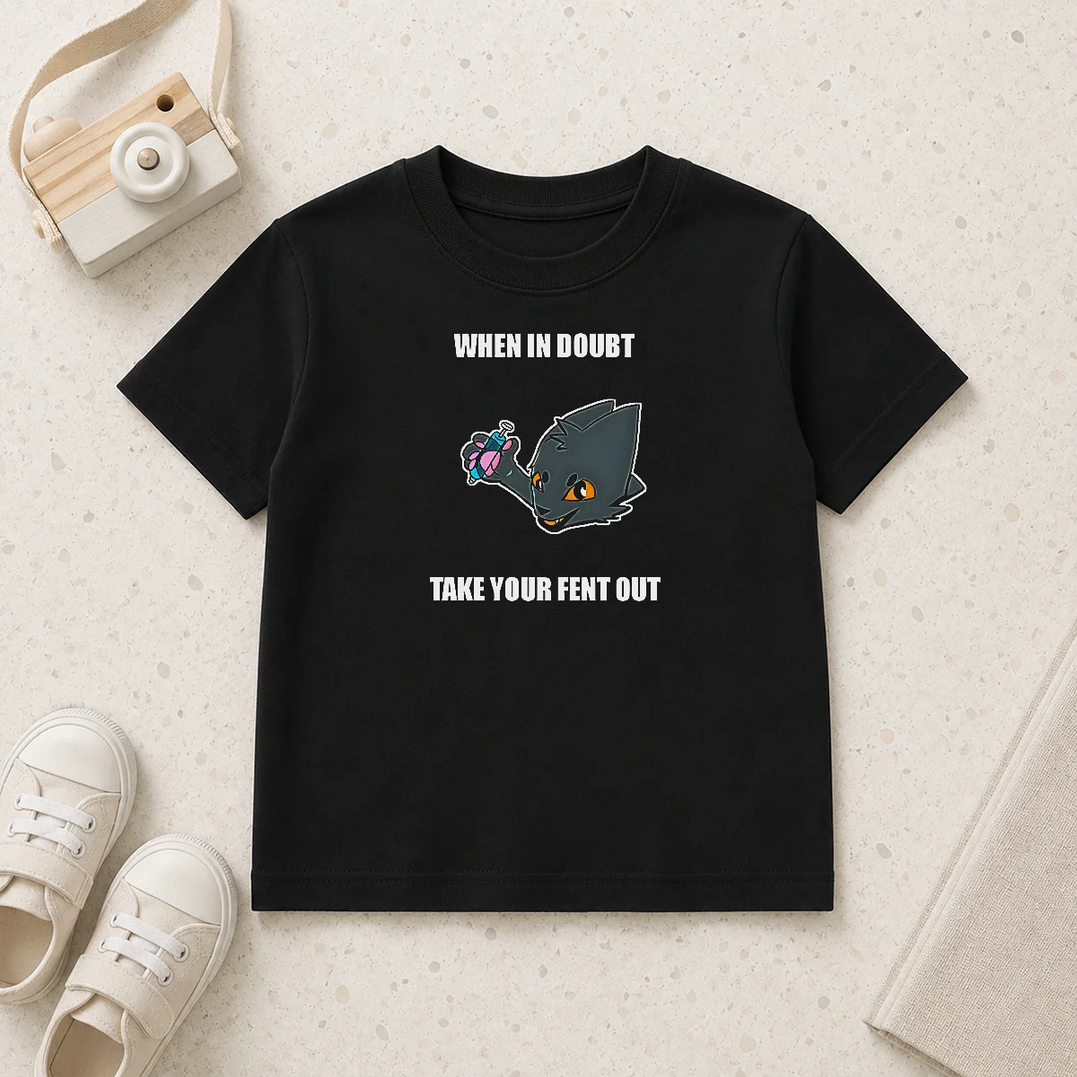 Hot Expie Casualties Unknown When In Doubt Take Your Fent Out Kids T-Shirt