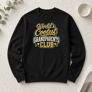 Hot Grandparents Day Worlds Coolest Club Vector Long Sleeve Shirt