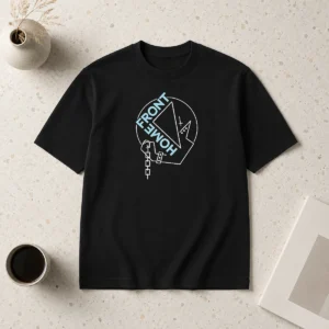 Hot Homefront Chained Fist Triangle Logo t shirt in black, featuring a bold chained fist triangle graphic on front