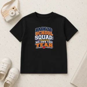 Hot Premium Back To School Typography For Proud Squad Members Kids T-Shirt