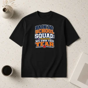 Hot Premium Back To School Typography For Proud Squad Members