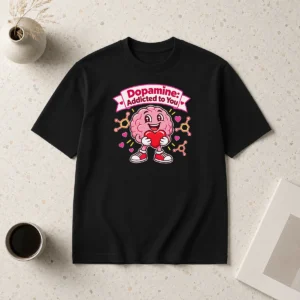 Hot Premium Cute Dopamine Addicted To You Love