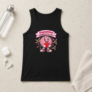 Hot Premium Cute Dopamine Addicted To You Love Tank Top