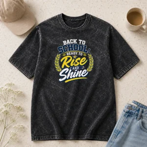 Hot Pretty Back To School Typography Motivated Students Washed T-Shirt