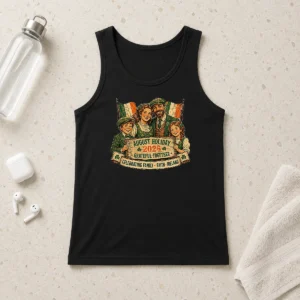 Nice August Holiday Ireland Family Celebration Retro Distressed Tank Top