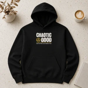 Nice Awesome Chaotic Good Good Intentions Questionable Methods Hoodie