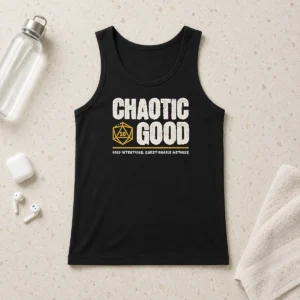 Nice Awesome Chaotic Good Good Intentions Questionable Methods Tank Top