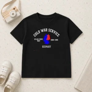 Nice Cold War Service Air Force Veteran Germany 1984 1991 Kids T-Shirt
