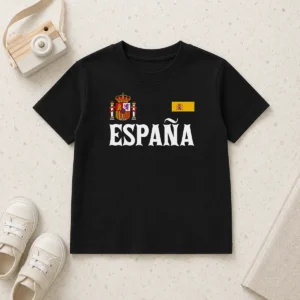 Nice Funny Espana Spain National Heritage Coat Of Arms Kids T-Shirt