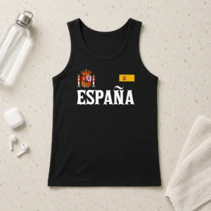 Nice Funny Espana Spain National Heritage Coat Of Arms Tank Top