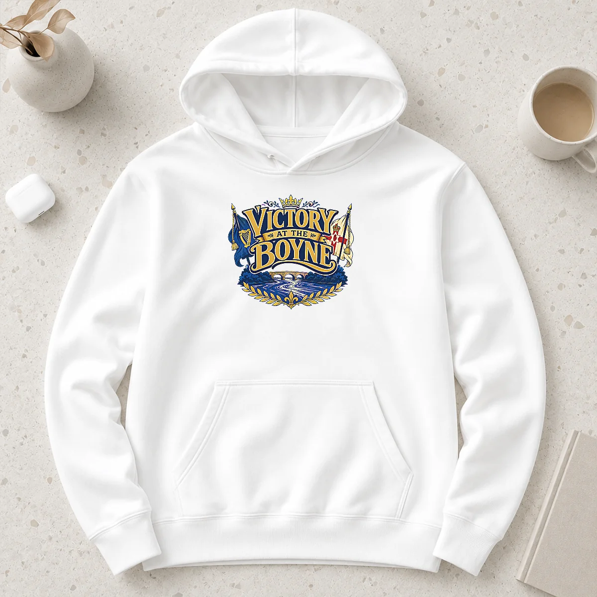 Nice Funny Victory At The Boyne Historical Pride Vector Hoodie