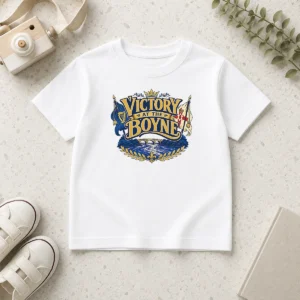 Nice Funny Victory At The Boyne Historical Pride Vector Kids T-Shirt
