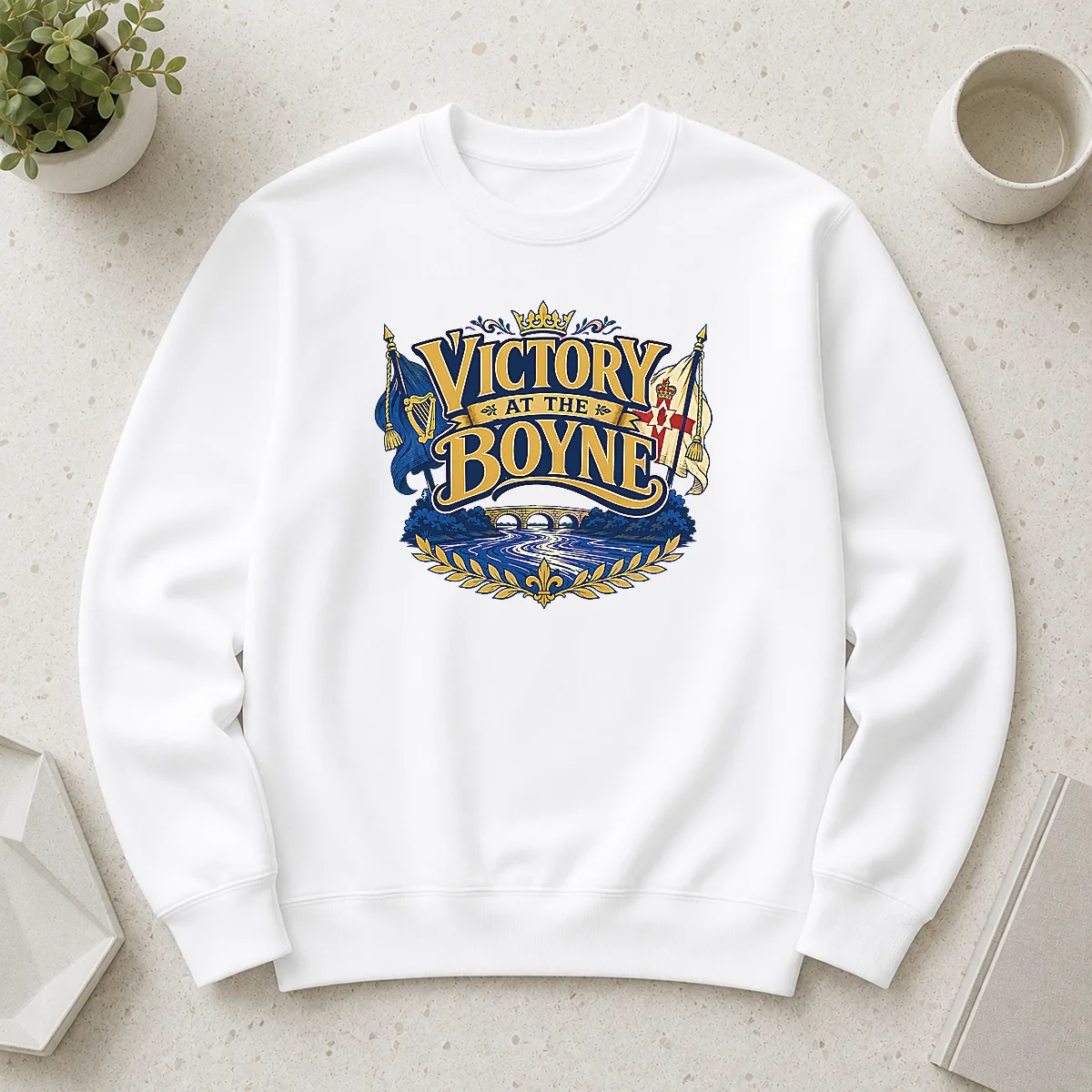 Nice Funny Victory At The Boyne Historical Pride Vector Sweater