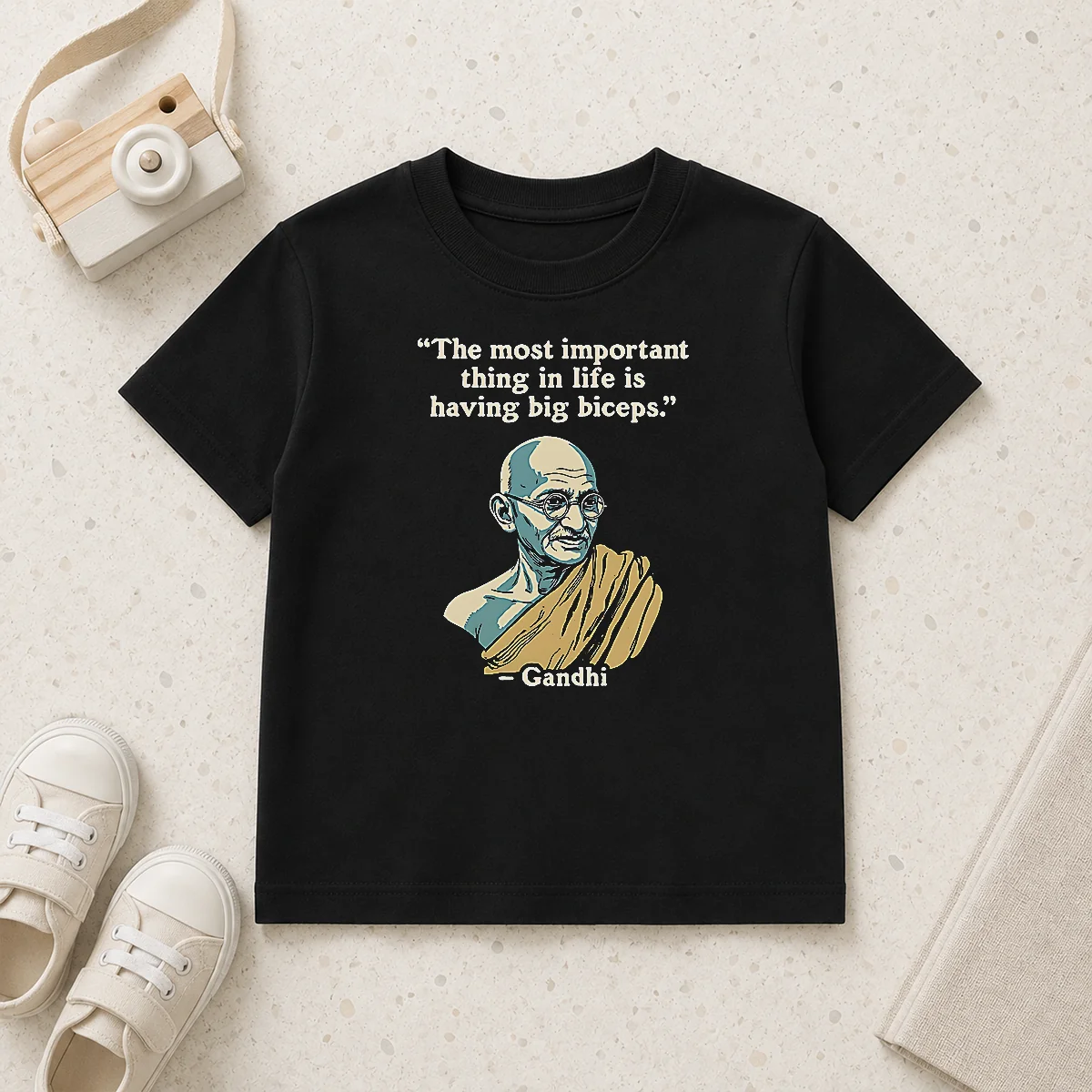 Nice Gandhi Important Quote Kids T-Shirt