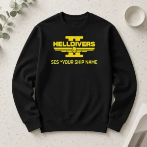 Nice Helldivers II See You Ship Name Shooting Game Long Sleeve Shirt