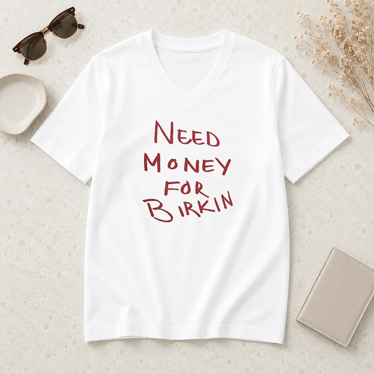 Nice Hot Paris Hilton Need Money V-Neck Shirt Nice Hot Paris Hilton Need Money V-Neck Shirt