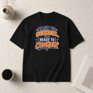 Nice Official Back To School Ready To Conquer Vector For Students