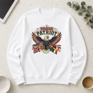 Nice Proud Patriot Vintage Shirt With Soaring Eagle 2 Long Sleeve Shirt