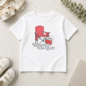 Nice Shooting The Shit Backyard BBQ Kids T-Shirt