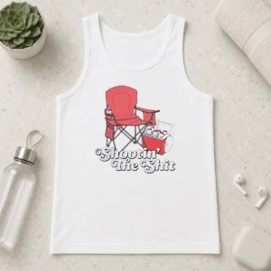 Nice Shooting The Shit Backyard BBQ Tank Top