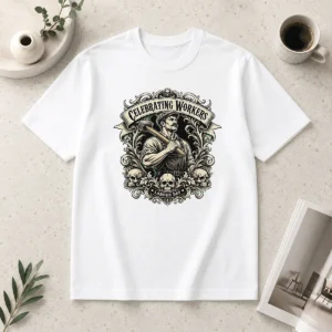 Nice Top Labour Day Celebration Workers Gothic Tattoo