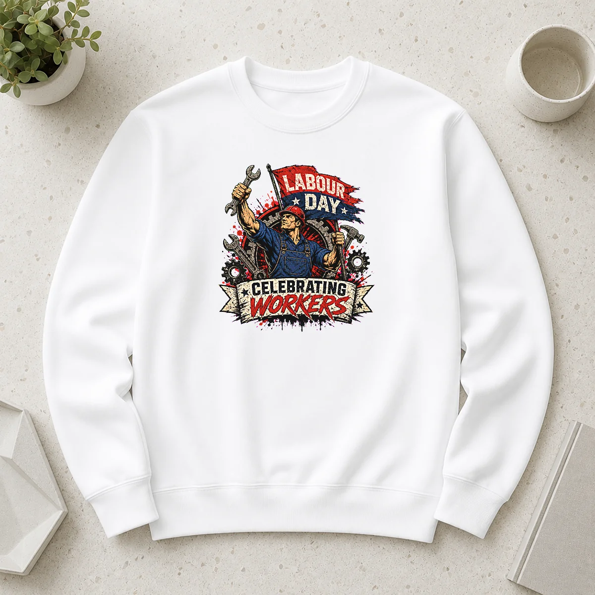 Official Awesome Labour Day Celebration Workers Pride Sweater