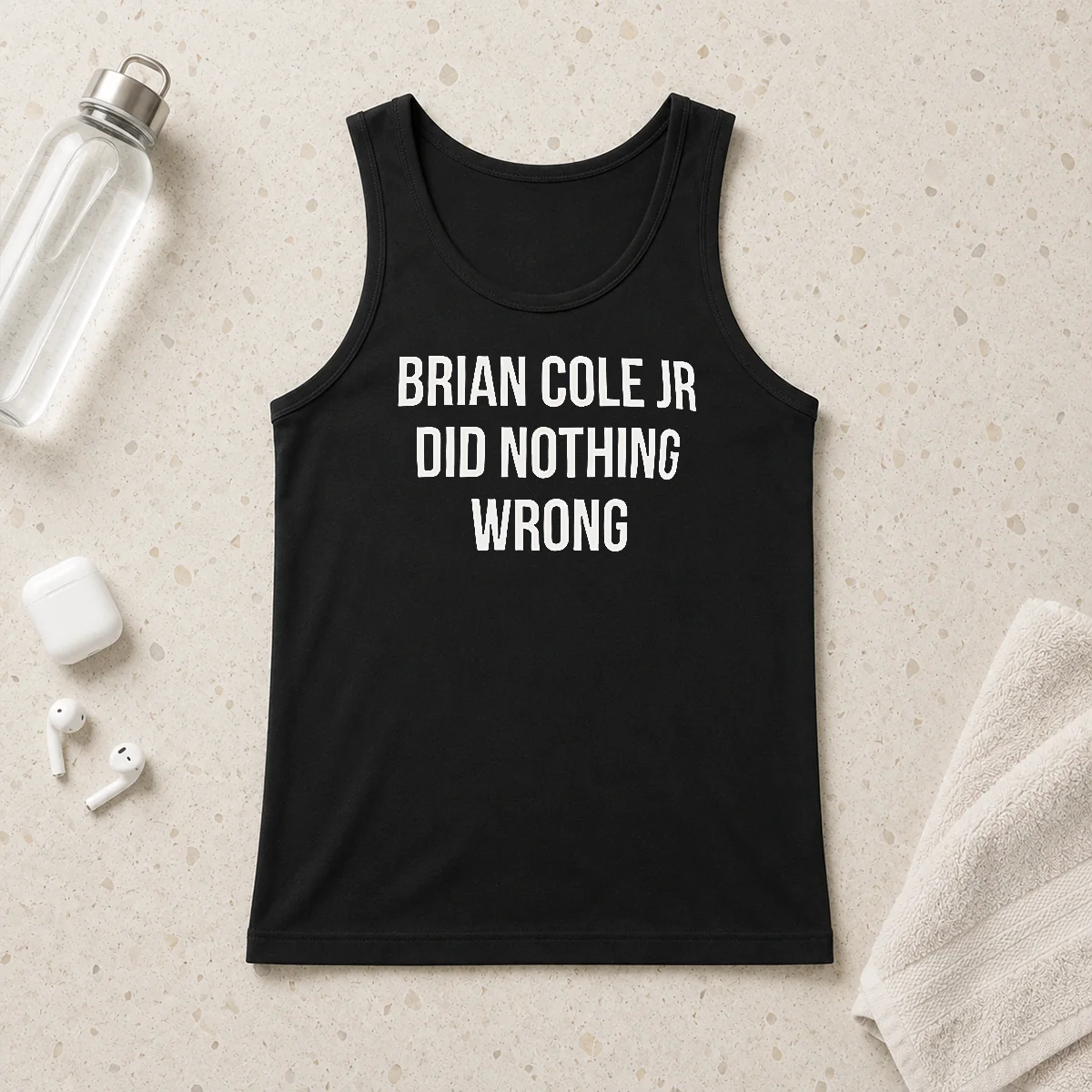 Official Brian Cole Jr Did Nothing Wrong Tank Top