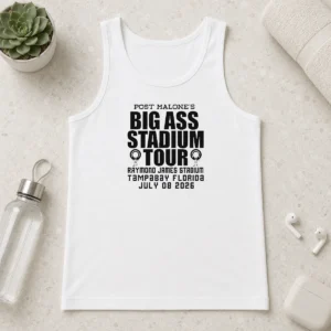 Official Post Malone Big Ass Stadium Tour Raymond James Stadium Tampa Bay 2026 Tank Top