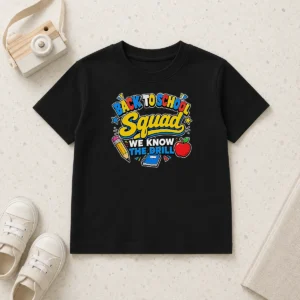 Original Back To School Group Cartoon For Kids Kids T-Shirt