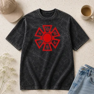 Original J Balvin Omerta Logo Reggaeton Music Merch Washed T-Shirt