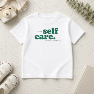 Original Self Care EST 2009 Swimming By Mac Miller Kids T-Shirt