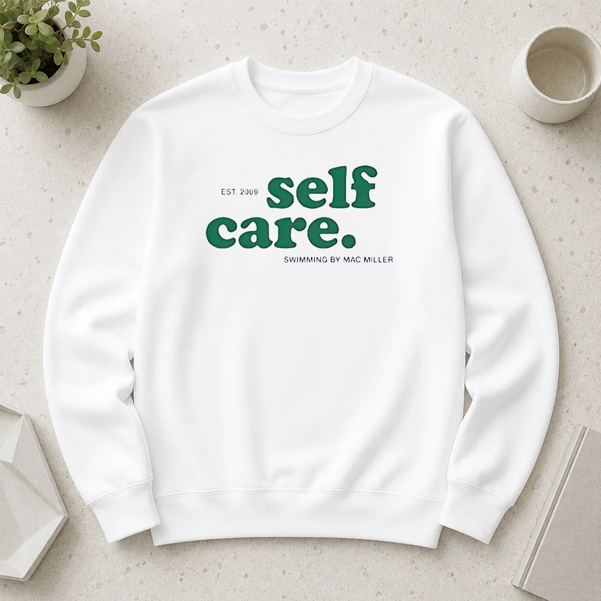 Original Self Care EST 2009 Swimming By Mac Miller Sweater