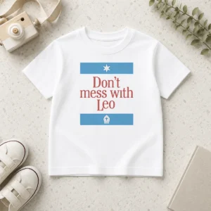 Original Top Don'T Mess With Pope Leo XIV Kids T-Shirt