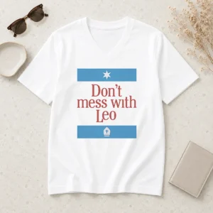 Original Top Don'T Mess With Pope Leo XIV V-Neck Shirt