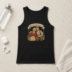 Perfect Official Best Grandparents Ever Vintage Retro Distressed Tank Top