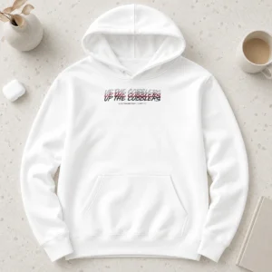 Perfect Up The Cobblers Northampton Town FC EFL Hoodie in maroon with club logo on front