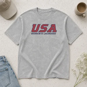Perfect USA Women'S Lacrosse Washed T-Shirt