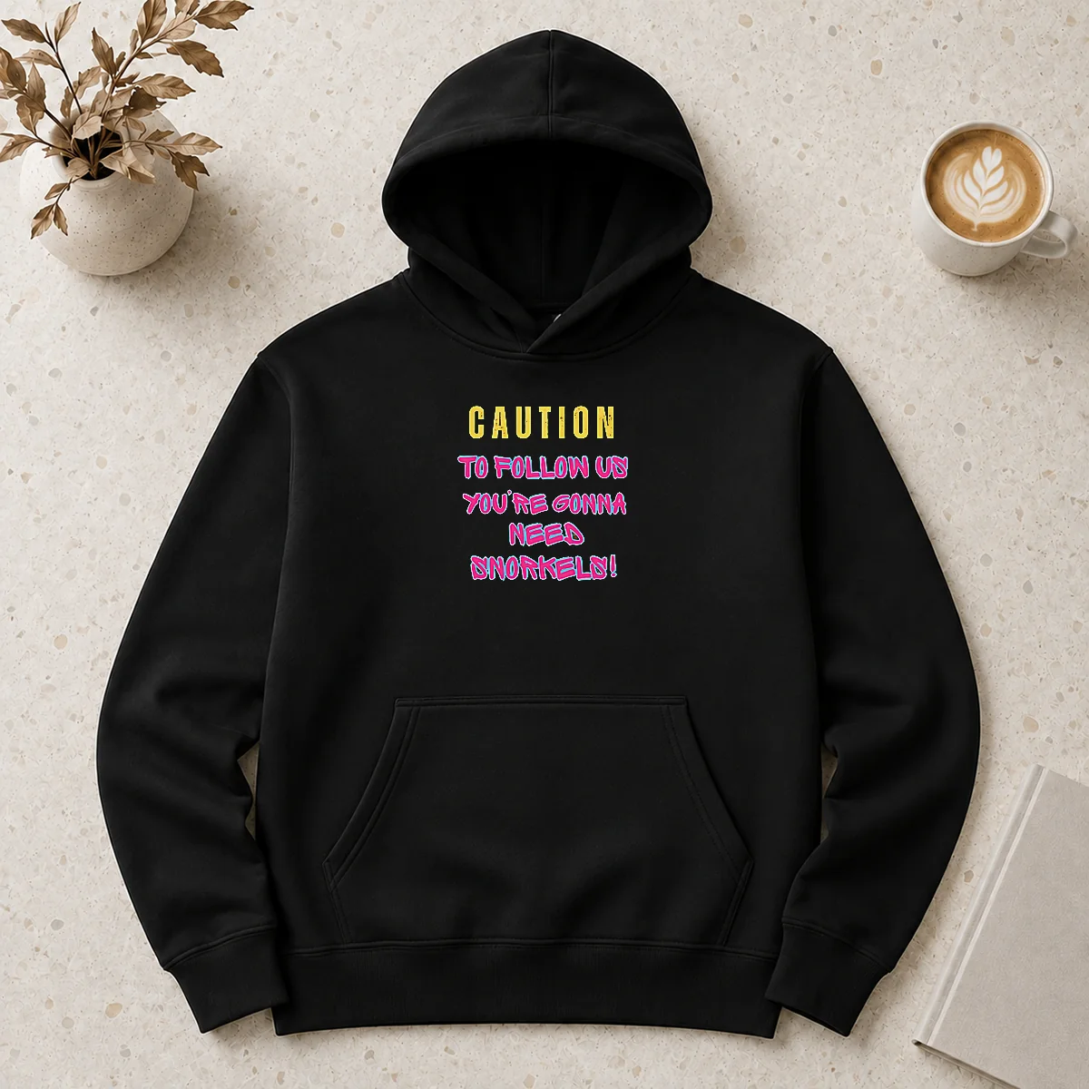 Premium Caution To Follow US You'Re Gonna Need Snorkels Hoodie