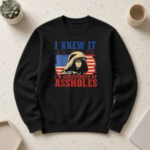 Premium Dark Helmet I Knew It Im Surrounded By Assholes Spaceballs Sweater