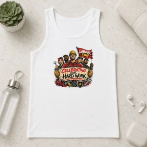 Premium Funny Labour Day Celebration For Proud Workers Tank Top