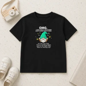 Premium Gnome Brain Discovery Cartoon Kids T-Shirt
