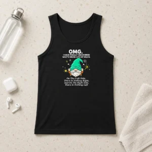 Premium Gnome Brain Discovery Cartoon Tank Top