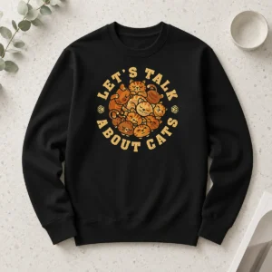 Premium Lets Talk About Cats Long Sleeve Shirt
