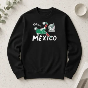 Premium Mexico Soccer Gooool Gooooal Bicycle Kick Sport Fan Mexican National Team Long Sleeve Shirt