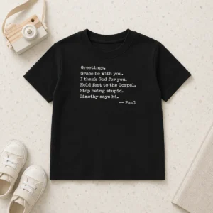 Premium Paul Greetings Grace Be With You I Thank God For You Kids T-Shirt