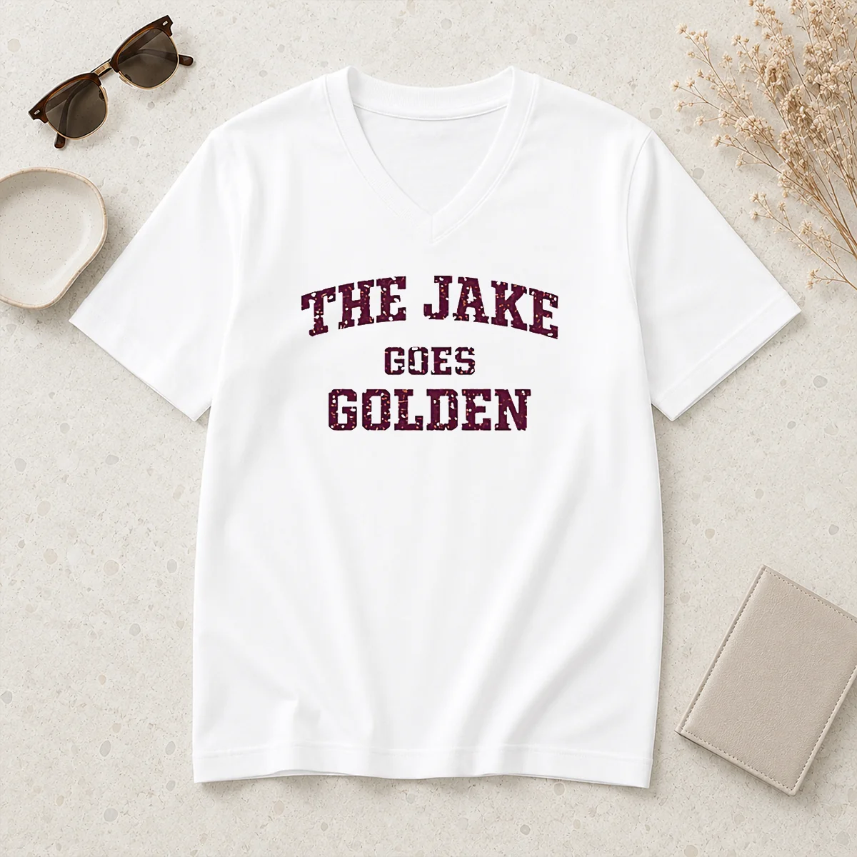 Premium Perfect The Jake Goes Golden V-Neck Shirt Premium Perfect The Jake Goes Golden V-Neck Shirt